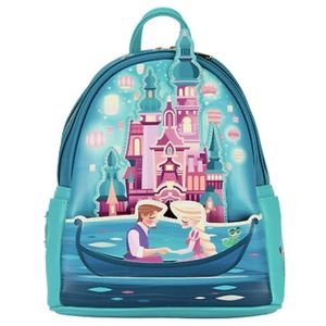 Loungefly Disney Tangled Rapunzel Castle Glow in the Dark Mini Backpack